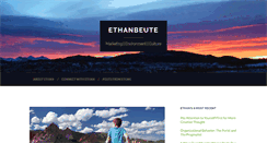 Desktop Screenshot of ethanbeute.com
